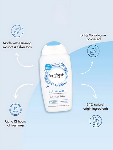 Femfresh Active Wash 250ml